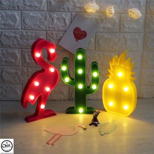 Lampu LED Lampu LED Karakter Lampu LED Flamingo Lampu Led Kaktus Lampu LED Nanas
