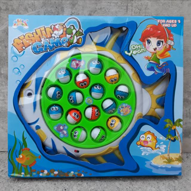 MAINAN PANCING IKAN LUCU EDUKASI - FISHING GAME - ALAT EDUKATIF ANAK