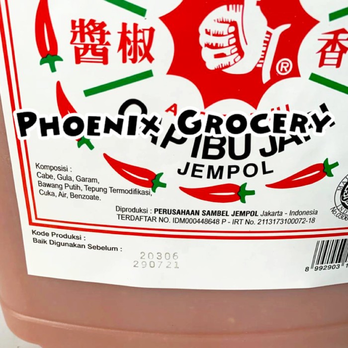 

Ready- Sambel Cap Jempol Ibu Jari 5 Kg