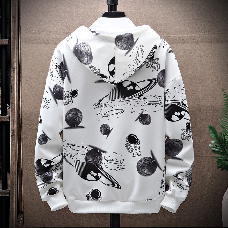 Hoodie Pria Sweater Kaos Hoodies Lengan Panjang Bahan Polyester W22007