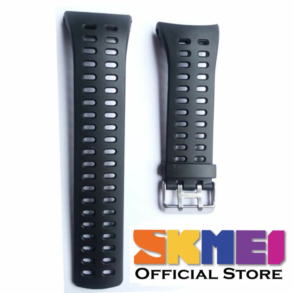 Strap tali jam tangan Skmei 1295 SKMEI 1295 Hitam skmei pedometer