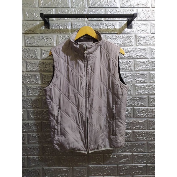 Rompi vest parasut pria size L slim fit M second