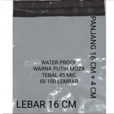 

Plastik Polymailer, Plastik Packing, Plastik Olshop ukuran 16x20 cm
