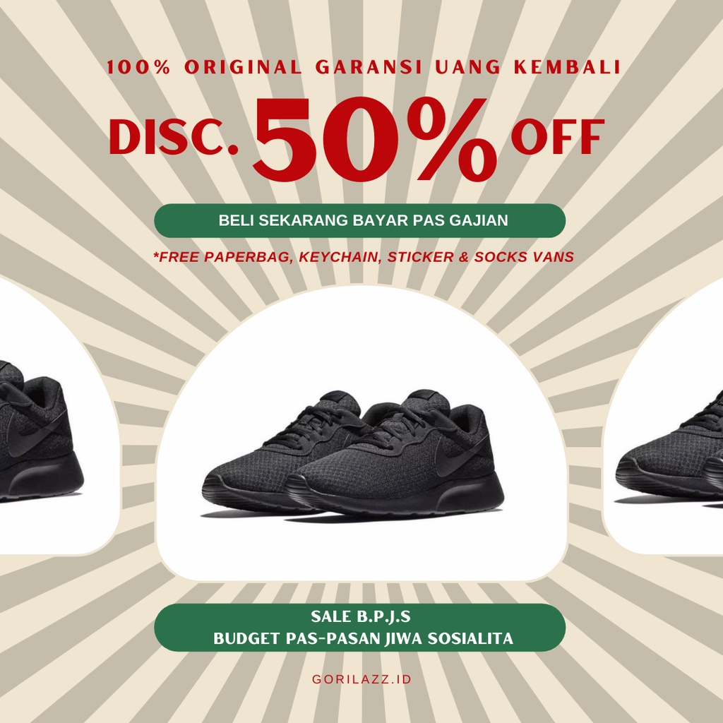 Sepatu Nike Running Tanjun Trainers Original 100%
