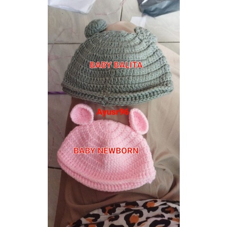 Topi Kupluk Rajut Wol Korea Baby Fashion Import unisex balita anak size besar