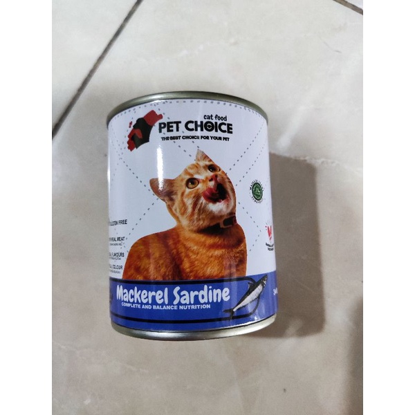 Makanan Kucing Basah PET CHOICE kaleng 340gr catfood  wetfood bukan LIFECAT