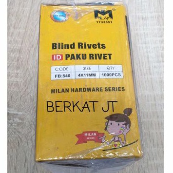 PAKU RIVET/PAKU RIVET DUSAN/BLIND RIVETS/PAKU RIVET 529.537.540.550