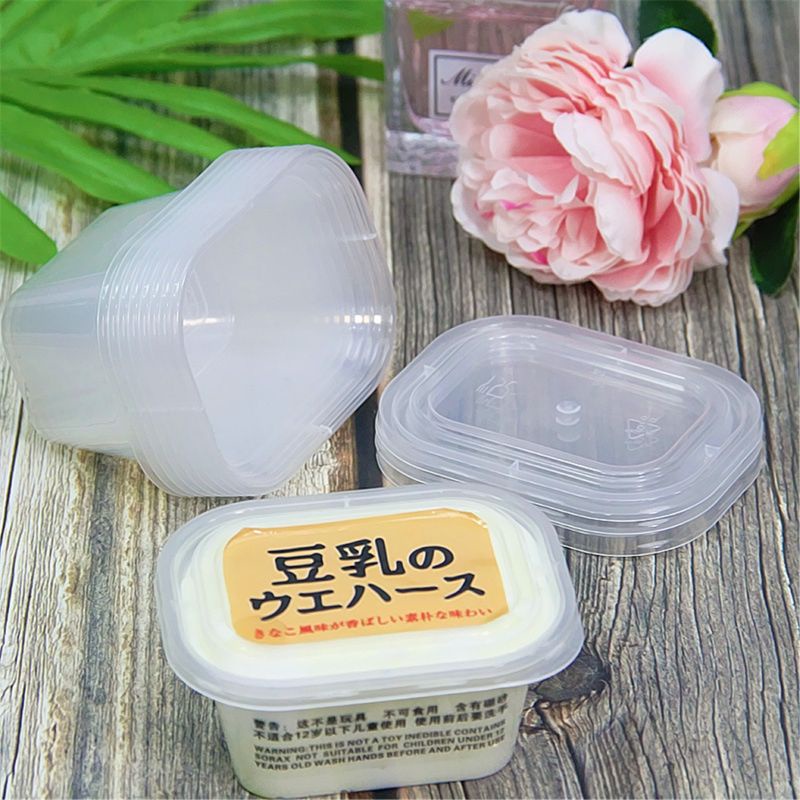 Mary 3.4oz Container Box Organizer Untuk Case Dengan Penutup Dempul Slime Kristal Menyimpan Lumpur Clay Storage Plastisin Holde