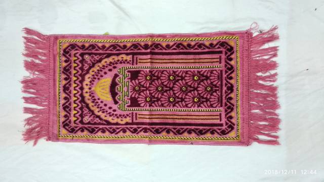 Sajadah muka traveling size 26cm x 46cm