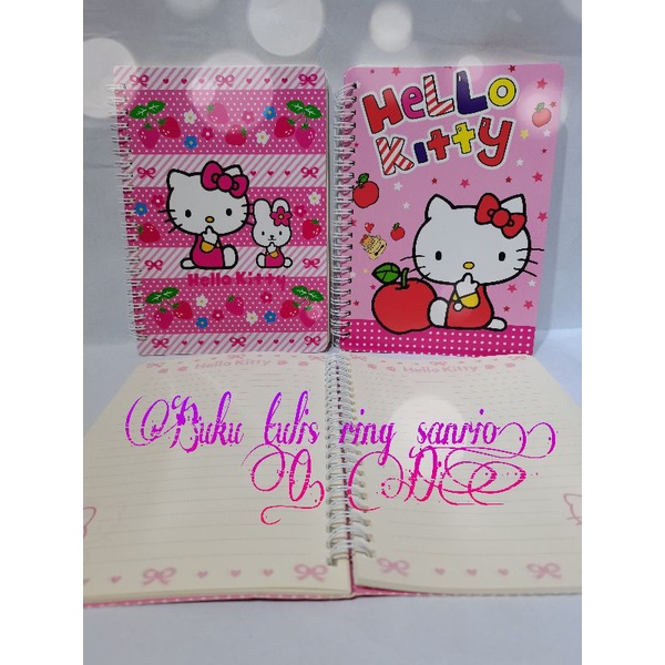 

buku tulis ring sanrio O.d/pc