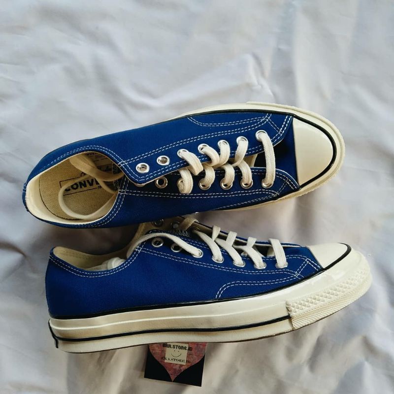 SEPATU SNEAKERS CONVERSE CT 70s LOW RUSH BLUE ORIGINAL RESMI MURAH