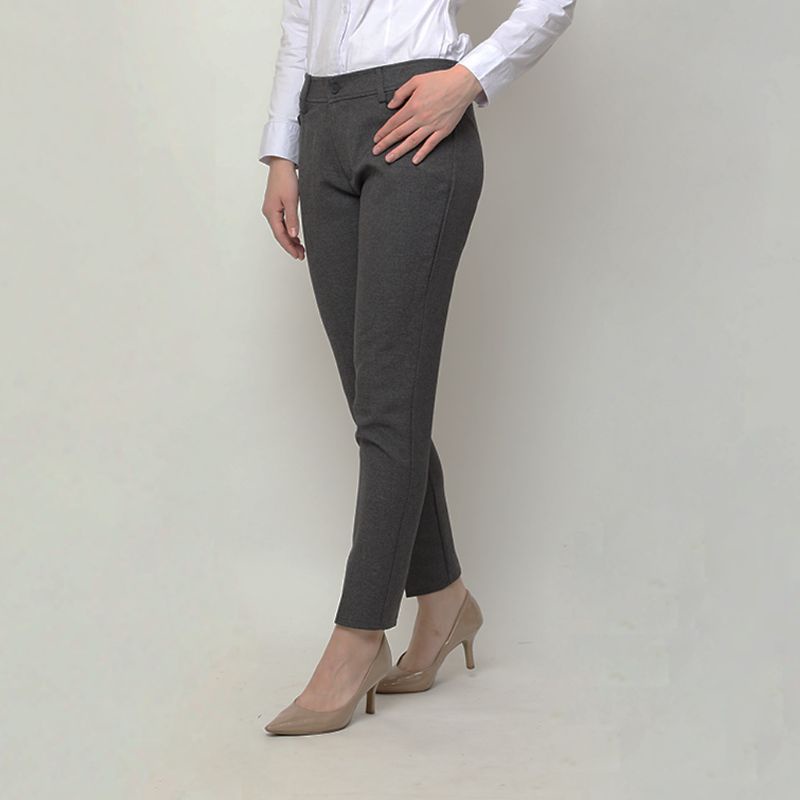 CELANA BAHAN KANTOR WANITA SLIMFIT