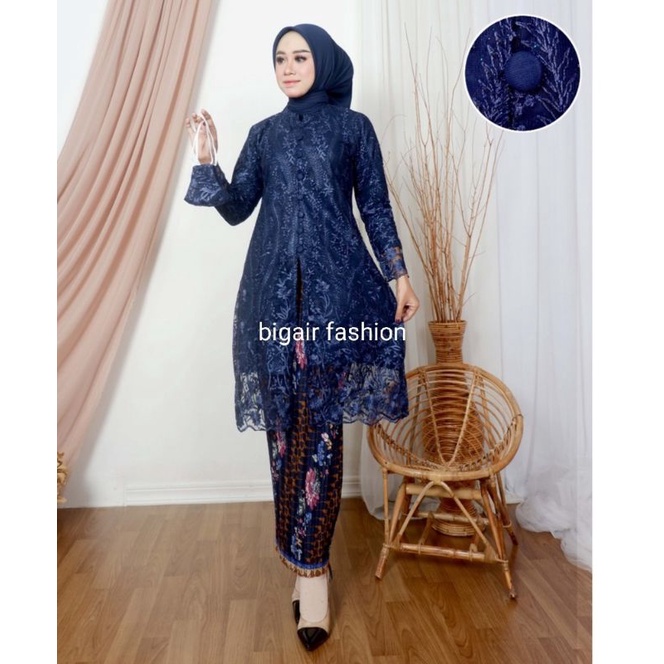 NEWS &gt;Set Kebaya Tunik Tille Kancing Busui / Tunik Brokat / Kebaya Modern / Kebaya tile / Kebaya Favorite / Batik Couple/set kebya pesta set kebaya kondangan set kebaya pesta/tunik busui/tunik modern by BA