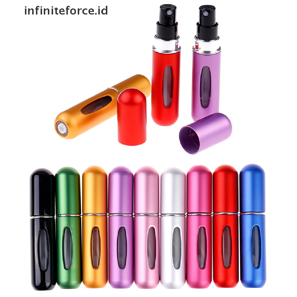 (Infiniteforce.Id) Botol Spray Parfum Kosong Mini Portable 5ml Untuk Travel