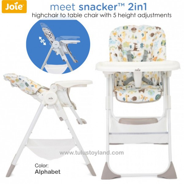 Joie meet Snacker 2 in 1 Highchair 2in1 baby high chair kursi makan anak bayi