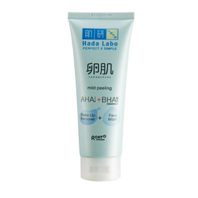 ✿ELYSABETHME✿ Hada Labo Tamagohada AHA/BHA face wash sabuncuci mukaimport memutihkan bahan alami telur