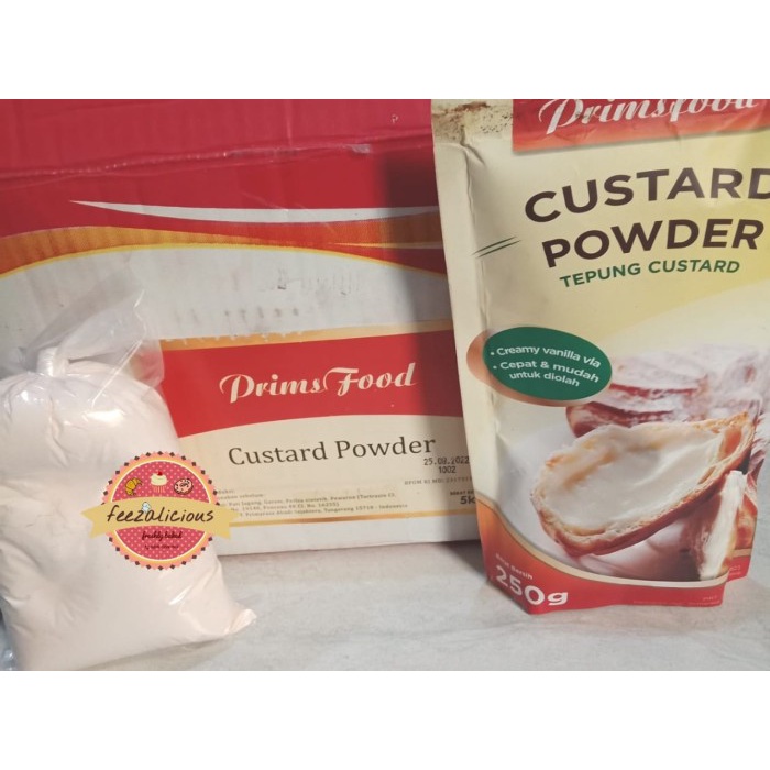 

Ds510 Primsfood Custard Powder / Tepung Custard / Tepung Premix Vla - Packing Pabrik Gr6B0B1