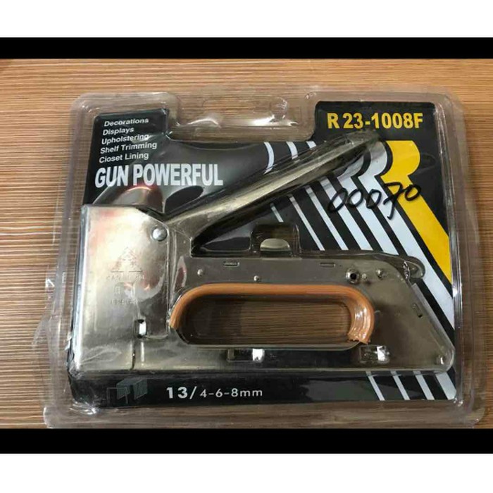 guntacker Steples Gun Tembak Jok Kulit Motor - Gun Tacker 13/4-6-8mm.