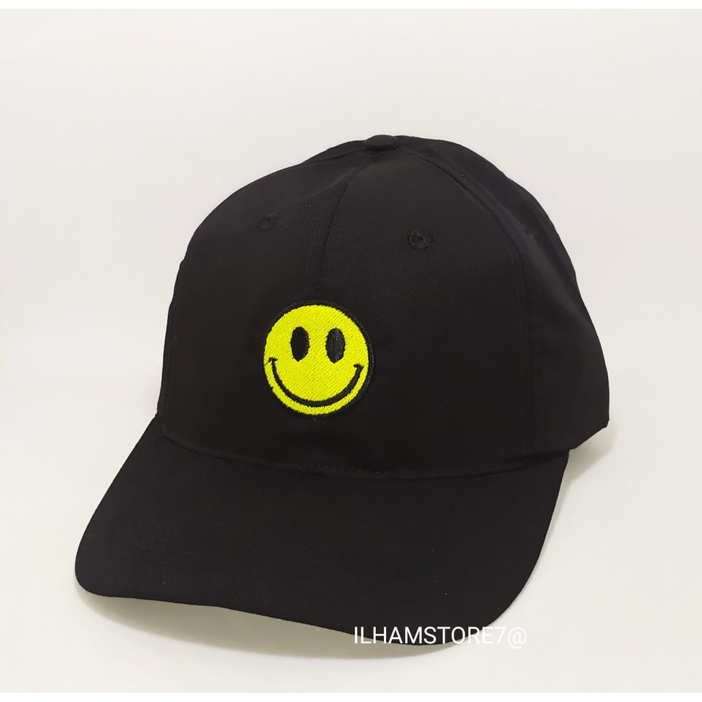 [COD]Topi Baseball Bordir SMILE THANKSINSOMNIA New Model/Topi Distro Terlaris