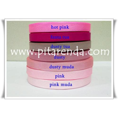 

PGP-301 Pita Grosgrain Polos 1cm seri Pink