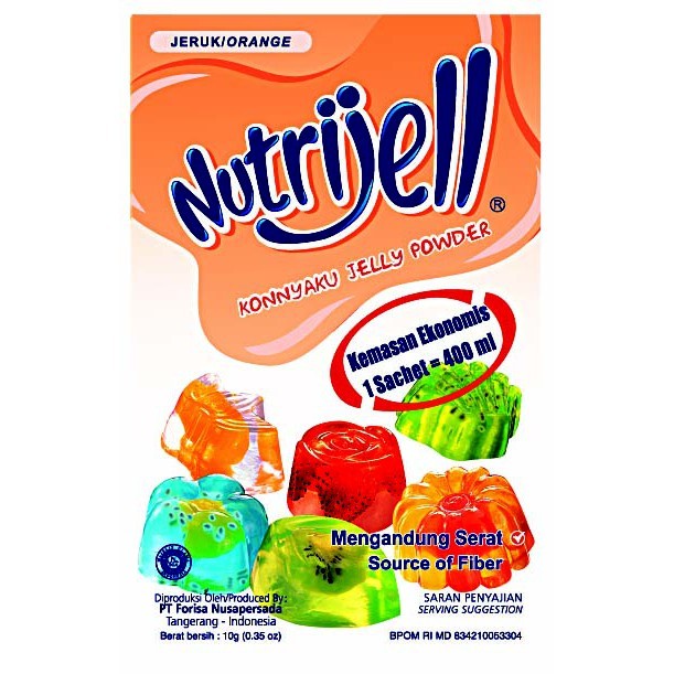 

Nutrijell Jelly Eco Orange 10Gr