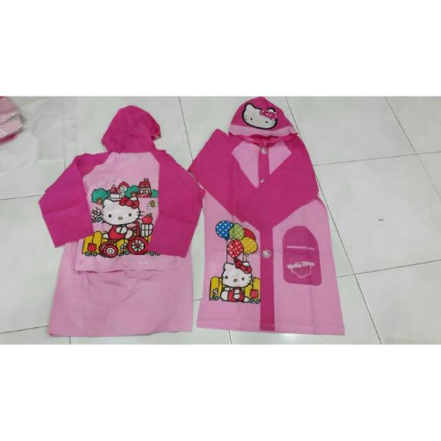 HOKi88 Jas Hujan Anak-Anak Motif Helokity
