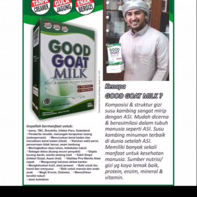 

Good Goat Milk Etawa Platinum
