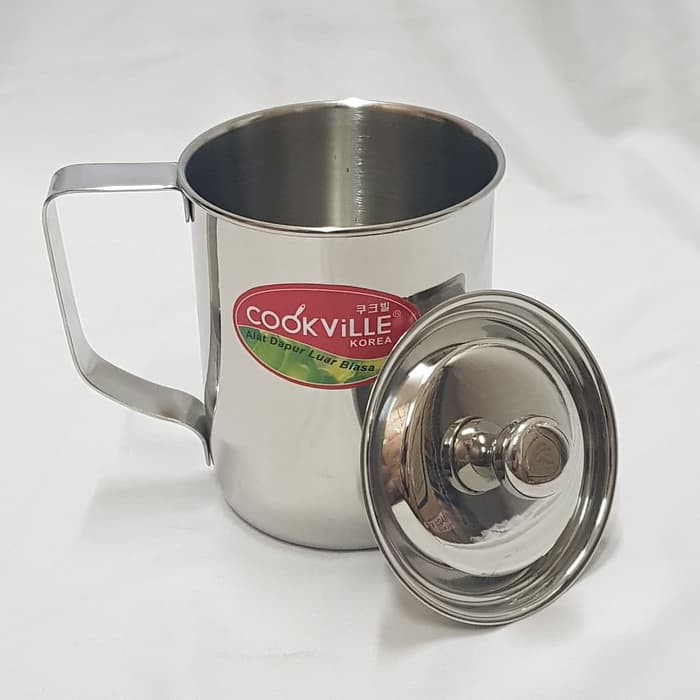 Cookville Stainless Combi Mug 500 ml / Cangkir Stainless 500 cc