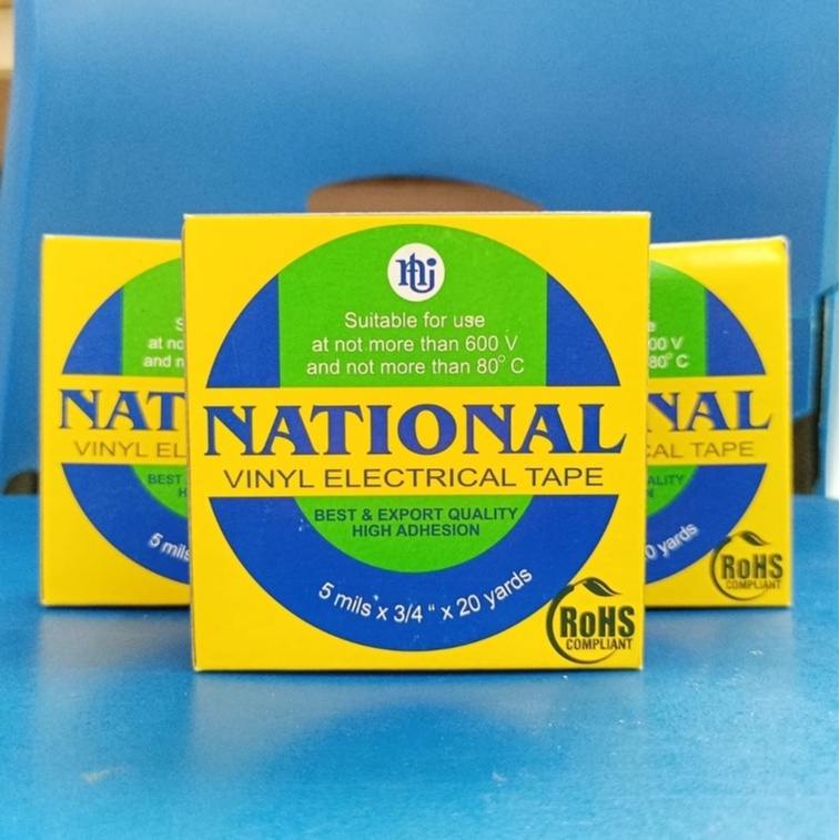 

Isolasi Listrik/ Isolasi Hitam/ Vinyl Electrical Tape National