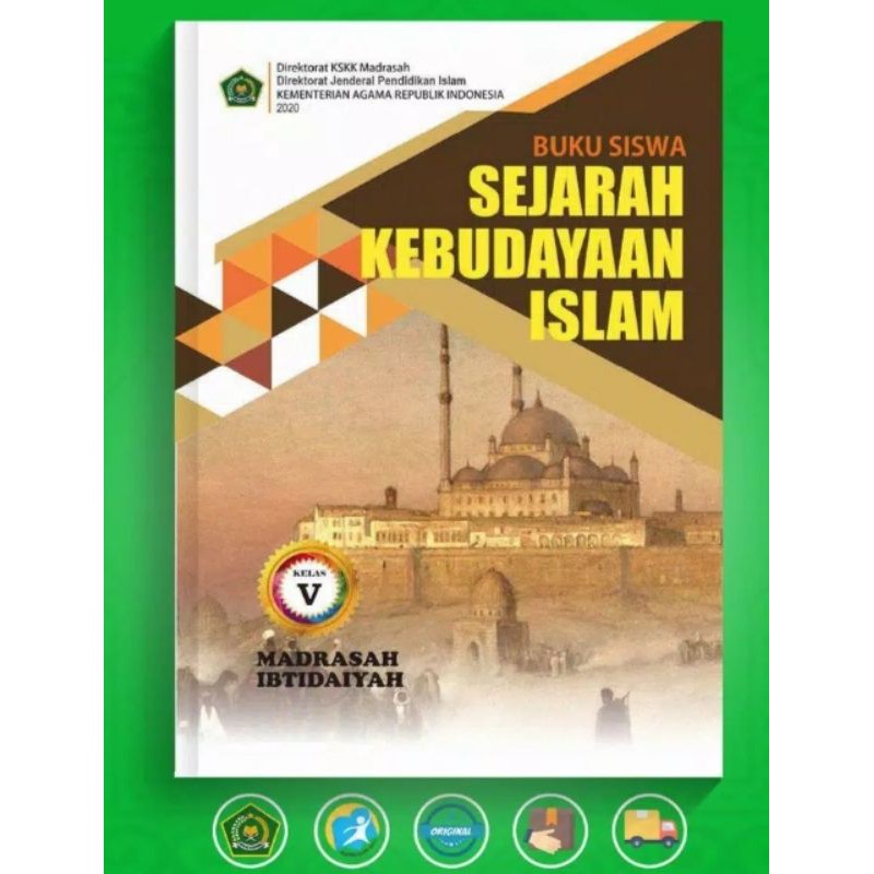 ORI satu paket buku siswa Depag k13 kelas 5 edisi revisi terbaru 2020