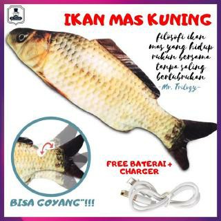 MAINAN ANAK LAKI LAKI/ MAINAN ANAK CEWEK  IKAN GOYANG, MAINAN ANAK EDUKASI IKAN BERGERAK, KADO ANAK EKOR BERGERAK LUCU UNIK MURAH