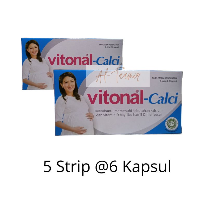 VITONAL-Calci / Kalsium Ibu Hamil dan Menyusui / Kalsium+Vitamin D