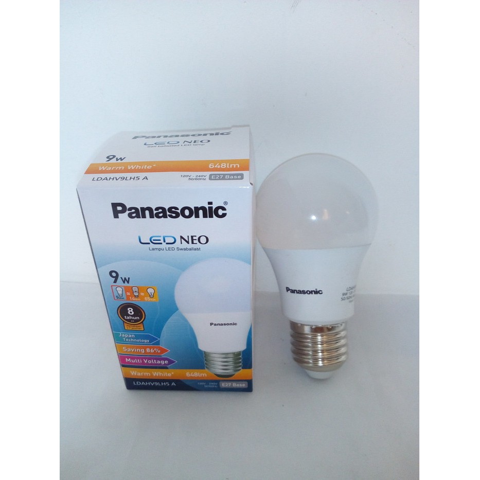 lampu led neo panasonic 9 watt / 9watt kuning