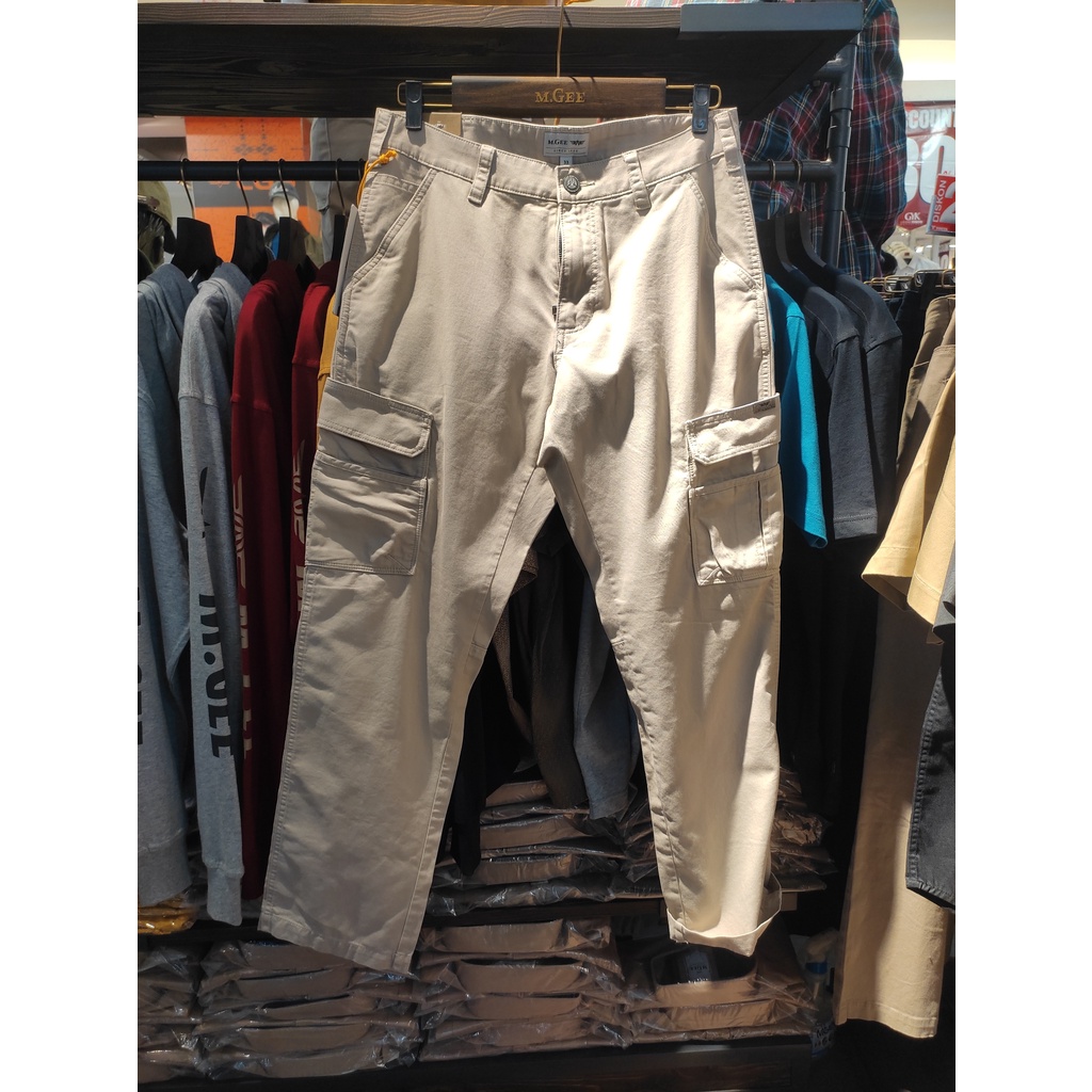 CELANA CARGO PANJANG MGEE UNTUK PRIA ORIGINAL MGEE GRAND C038 SAND