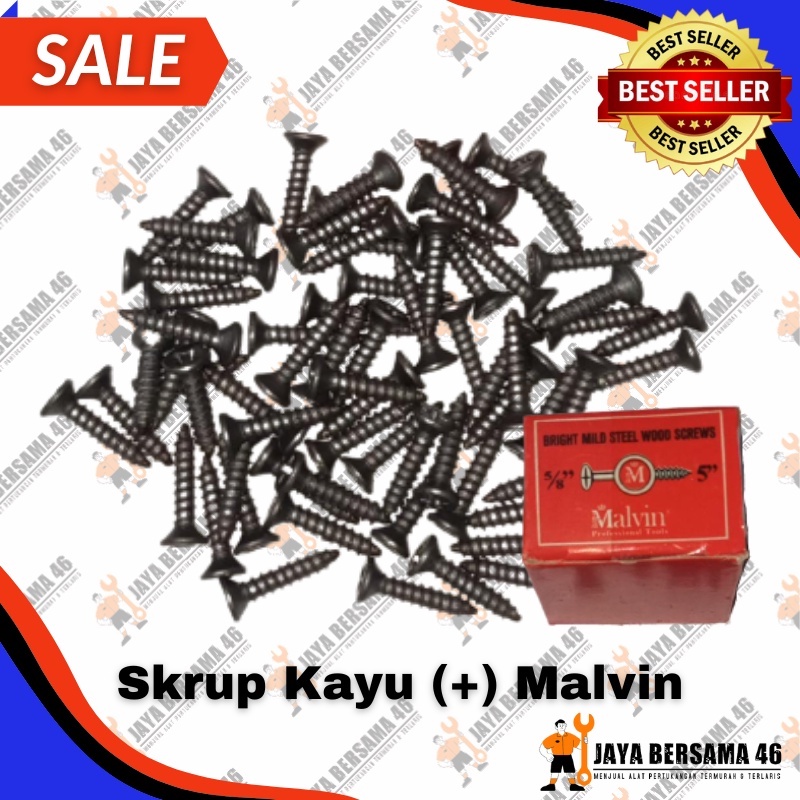 SEKRUP KAYU / SKRUP KAYU PLUS + / BAUT MUR SKRUP SEKRUP KAYU