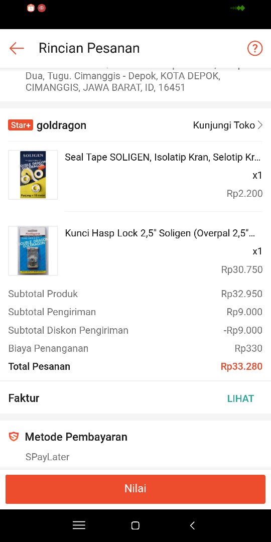 Kunci Hasp Lock 2,5 Soligen (overpal 2,5 Soligen)