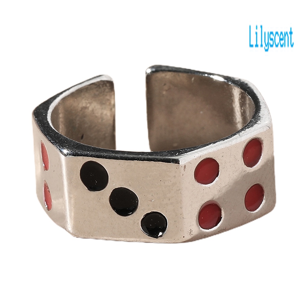 Cincin Model Terbuka Dapat Disesuaikan Bahan Alloy Warna Silver Untuk Unisex