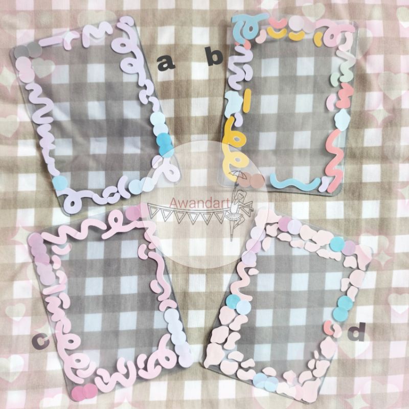 [Ready, Bisa COD] Top Loader Toploader Deco wadah/tempat photocard holder Kpop Tempat ID card