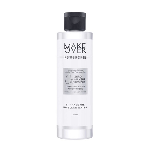 ✦SINAR✦ MAKE OVER Powerskin Bi-Phase Oil Micellar Water 200ml