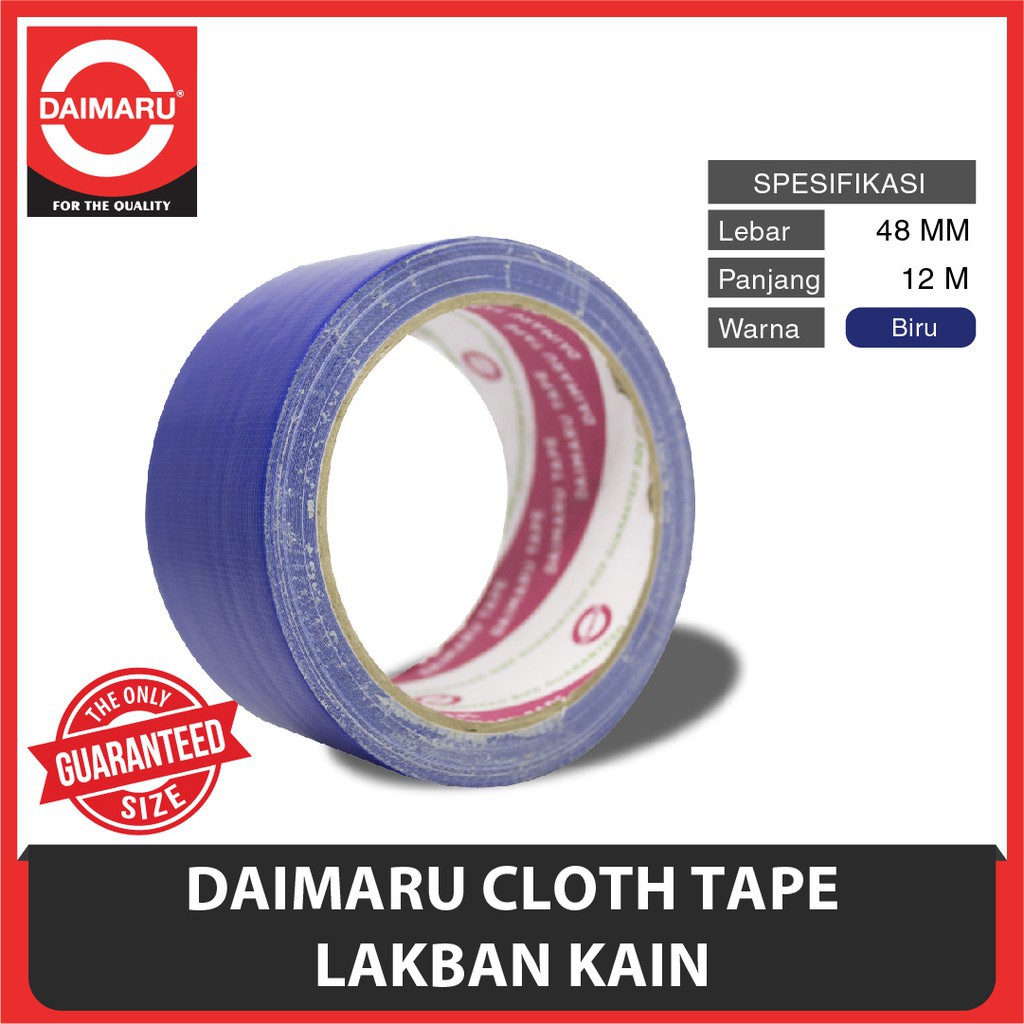 

Lakban Kain 2" 12m BIRU Daimaru