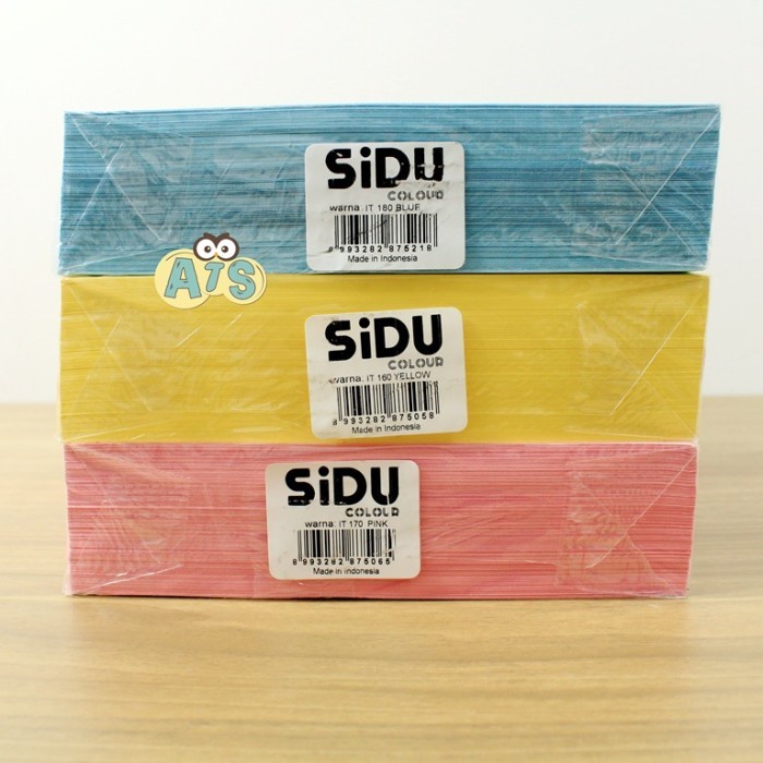 

Promo Kertas HVS Warna Sidu A4 80 gram (KHUSUS GOSEND/GRAB)