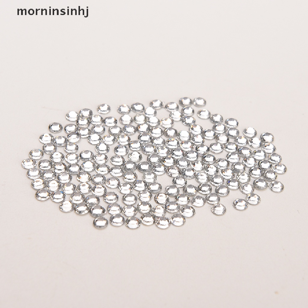 Mor 1000pcs Kristal Berlian Imitasi Bulat Flatback 4mm Untuk Dekorasi Nail Art Diy