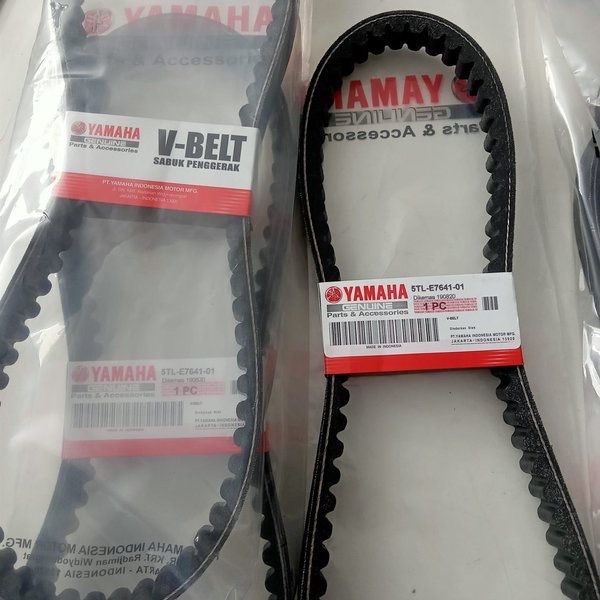 van belt 100% ORIGINAL / ASLI YAMAHA Vanbelt Mio,Mio sporty,Mio lama 5TL Vanbelt only Mio 5TL