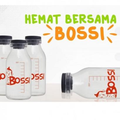 Botol ASI BOSSI Kaca 50ml 100ml isi 8 botol asi ASIP ASI Perah BPA FREE Termurah BKA Babymaniashop