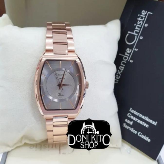 ALEXANDER CHRISTIE AC2980 ROSE GOLD - JAM TANGAN WANITA ORIGINAL