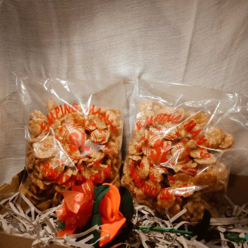 

Emping melinjo kemasan 1000gr / 1kg