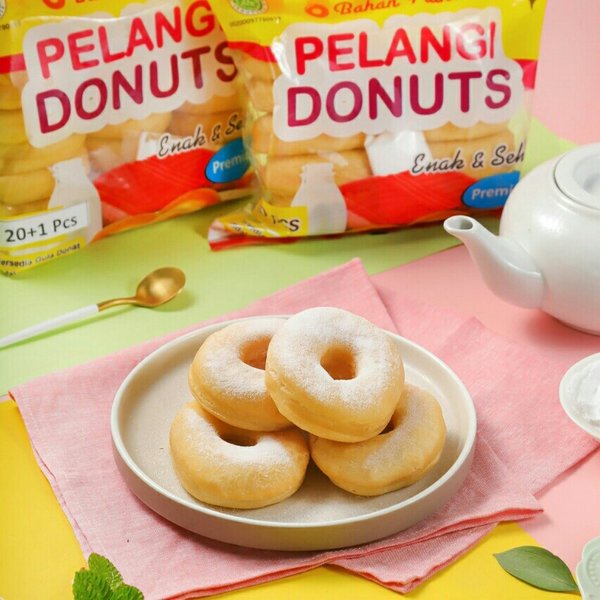 Donat Pelangi Mini Isi 21 Pcs