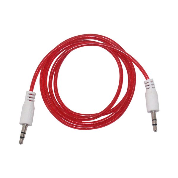 Kabel AUX audio speaker headphone 1x1 meter jack 3.5mm - realoneacc