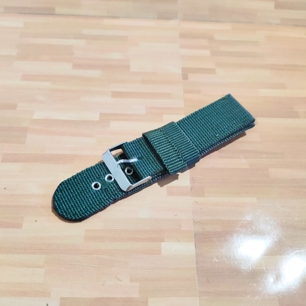 [ BISA COD ] STRAP JAM TANGAN BAHAN CANVAS TERMURAH , STRAP JAM TANGAN NYLON