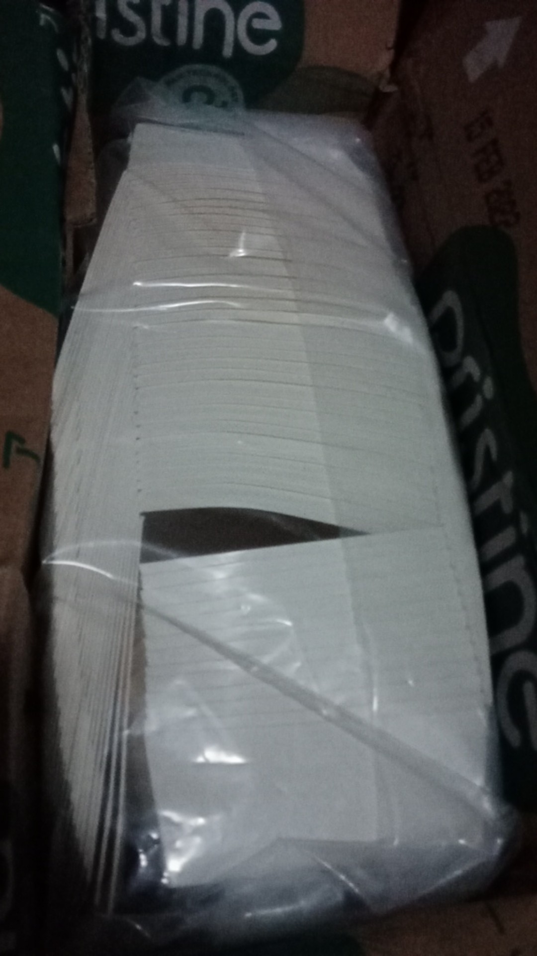 Paper Lunch Box / Kotak Makan Kertas Solapak Ukuran M - 18x10x5 Cm